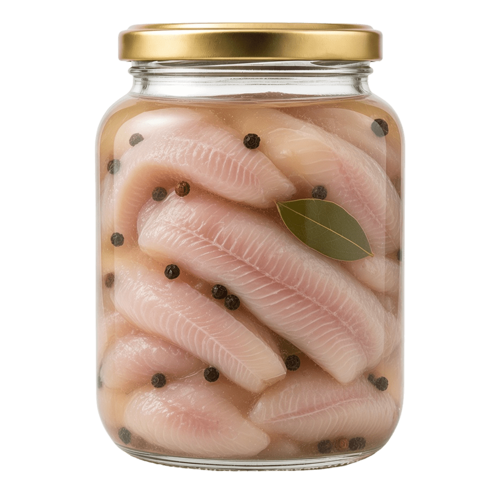 Филе плотвы маринованное