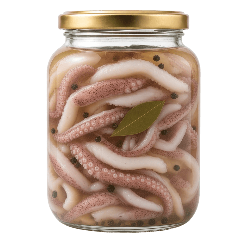 Щупальца кальмара маринованные