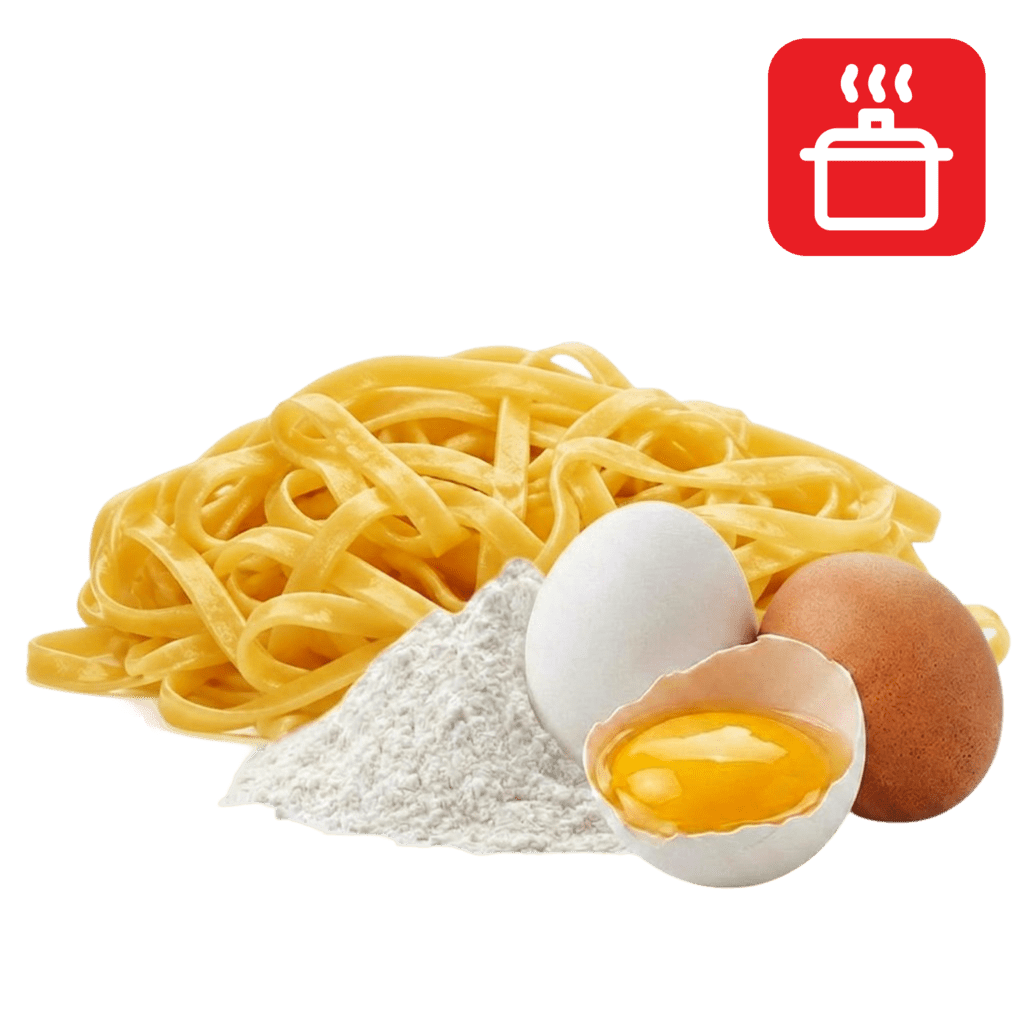 Тальятелле отварные (яичная лапша)