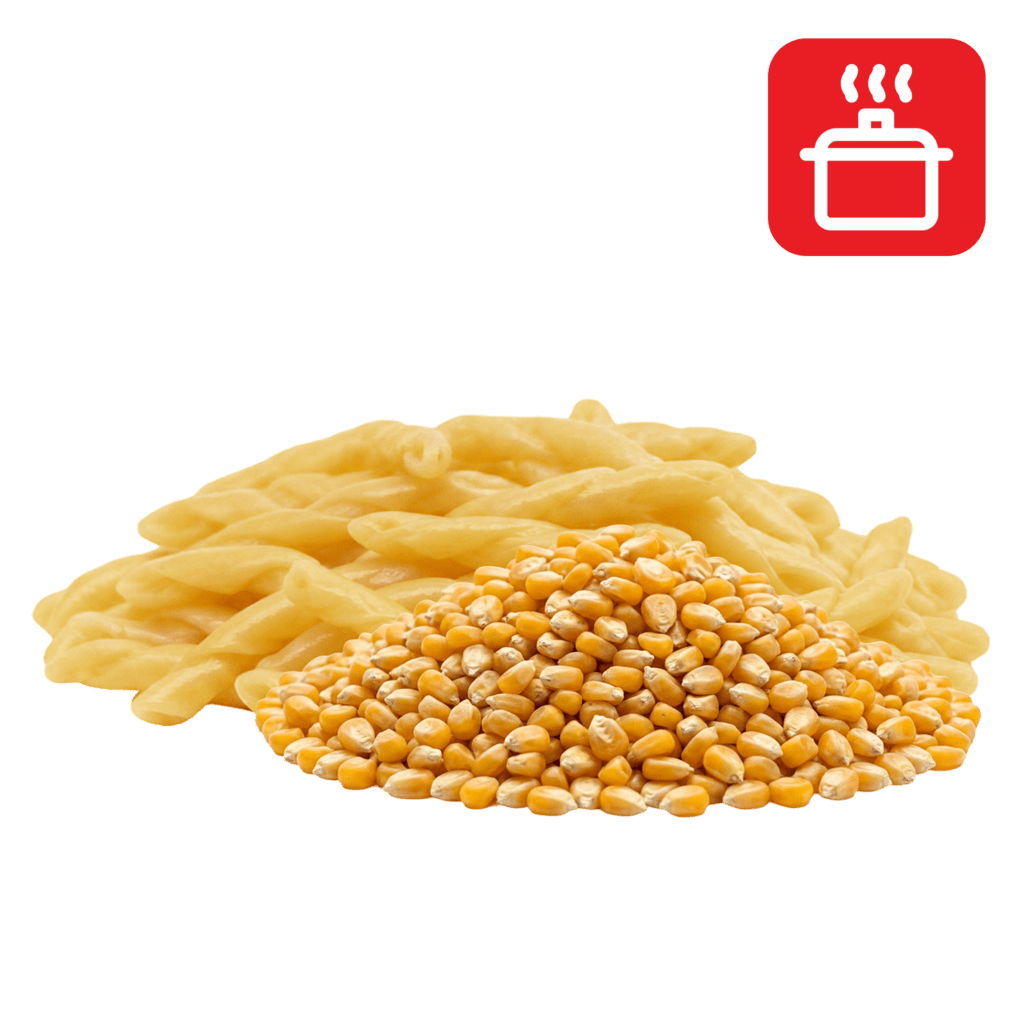 Трофи из кукурузной муки отварные