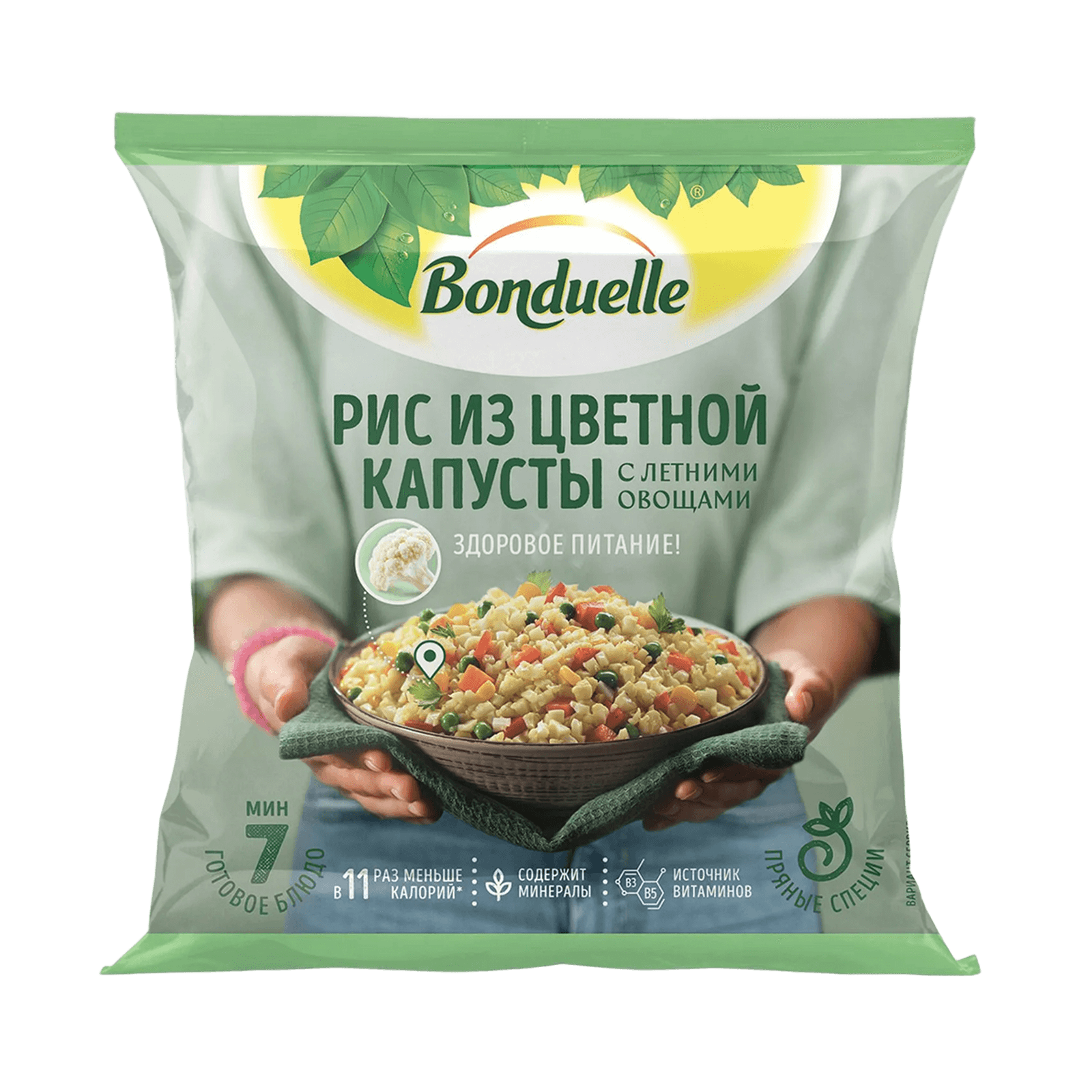 Рис из цветной капусты с летними овощами и травами Bonduelle