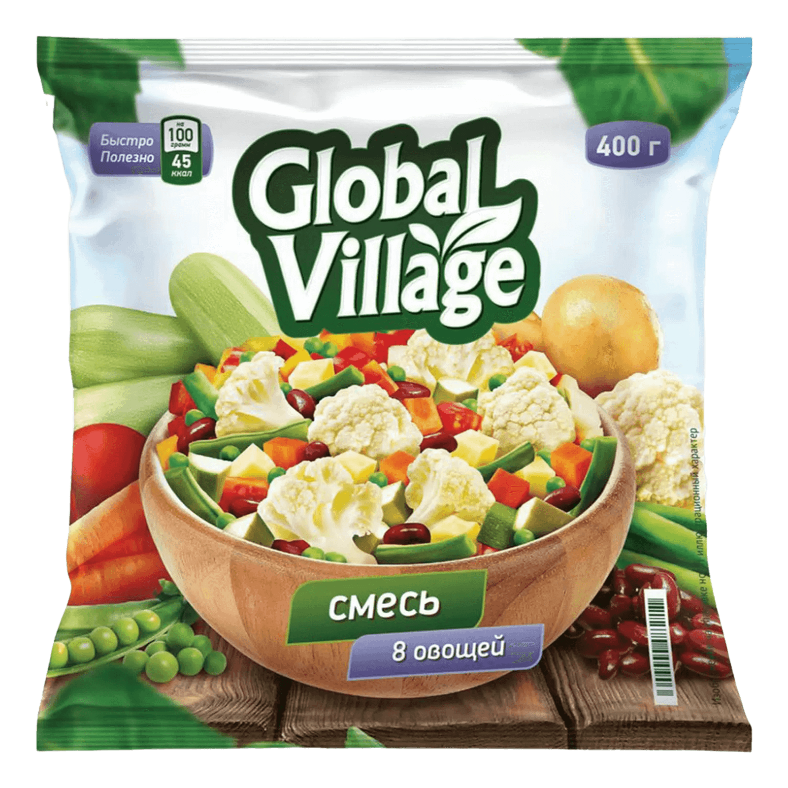 Овощная смесь 8 Овощей Global Village