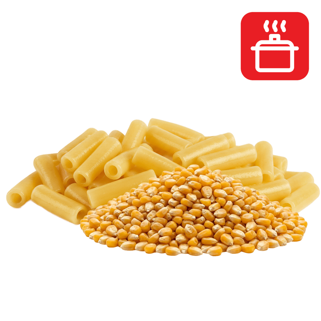 Зити из кукурузной муки отварные